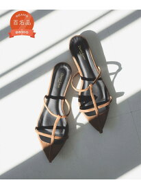 【ビームスの百名品】ポインテッド ヌードサンダル .M 25SS Demi-Luxe BEAMS デミルクス ビームス シューズ・靴 サンダル ブラック ブラウン【送料無料】[Rakuten Fashion]