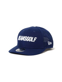 NEW ERA * BEAMS GOLF / 別注 9FIFTY メッシュ キャップ BEAMS GOLF ビームス ゴルフ 帽子 キャップ ブルー ブラック グリーン【送料無料】[Rakuten Fashion]