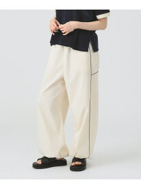 ストライプ キリカエ トラックパンツ Ray BEAMS ビームス ウイメン パンツ その他のパンツ ホワイト ネイビー【送料無料】[Rakuten Fashion]