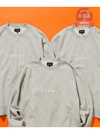 BEAMS / BEAMS ロゴ スウェット 24SS BEAMS ビームス メン トップス スウェット・トレーナー ホワイト グレー ブラック ネイビー【送料無料】[Rakuten Fashion]