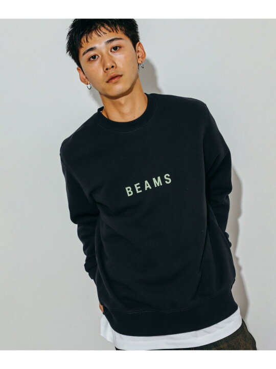 楽天市場】BEAMS ロゴ スウェット BEAMS ビームス メン トップス 