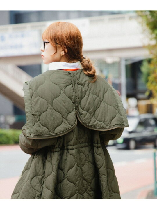 楽天市場】【SALE／30%OFF】ナイロン キルティング フード コート 24AW 