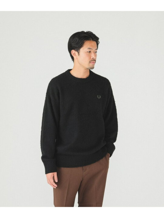 楽天市場】FRED PERRY * BEAMS / 別注 フラッフィー ニット BEAMS MEN 