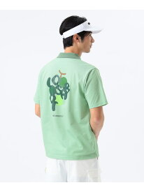 ＜MEN＞ORANGE LABEL / フルーツロゴ クレリックポロシャツ BEAMS GOLF ORANGE LABEL ビームス ゴルフ トップス ポロシャツ イエロー グリーン レッド【送料無料】[Rakuten Fashion]