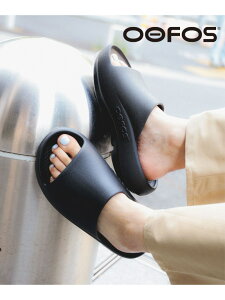 OOFOS / OOAHH PLUS Ray BEAMS �r�[���X �E�C���� �V���[�Y�E�C �T���_�� �u���b�N�y���������z[Rakuten Fashion]