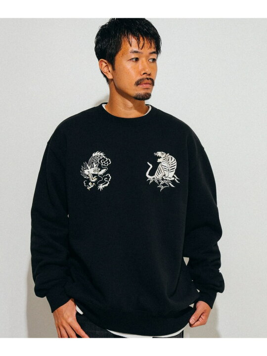 楽天市場】【別注】テーラー東洋 / SUKA CREW SWEAT EMBROIDERED BEAMS 