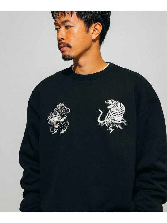 楽天市場】【別注】テーラー東洋 / SUKA CREW SWEAT EMBROIDERED BEAMS 