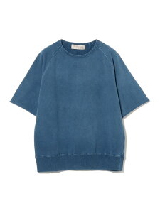 �y�ʒ��zREMI RELIEF / Cut Off Short Sleeve Sweat Indigo BEAMS PLUS �r�[���X ���� �g�b�v�X �X�E�F�b�g�E�g���[�i�[ �l�C�r�[�y���������z[Rakuten Fashion]