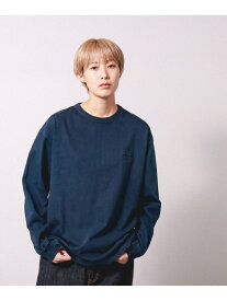 ONEITA / Pigment Dye Long Sleeve T-shirt BEAMS T ビームスT トップス カットソー・Tシャツ ネイビー ブラック【送料無料】[Rakuten Fashion]