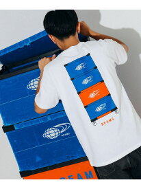 BEAMS コンテナボックス Tシャツ BEAMS ビームス メン トップス カットソー・Tシャツ ホワイト【送料無料】[Rakuten Fashion]