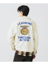 FFA タイプ ジャケット BEAMS HEART MEN ビームス ハート ジャケット・アウター ブルゾン・ジャンパー ホワイト ネイビー【送料無料】[Rakuten Fashion]