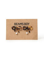 リボン ピアス セット BEAMS BOY ビームス ウイメン アクセサリー・腕時計 その他のアクセサリー・腕時計…