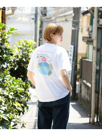 ＜UNISEX＞BEAMS JAPAN / 別注 富士山 Tシャツ Vol.2 ロゴT BEAMS JAPAN ビームス ジャパン トップス カットソー・Tシャツ ホワイト【送料無料】[Rakuten Fashion]