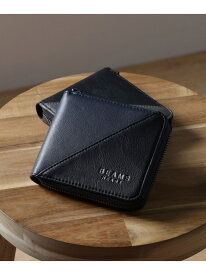 【待望の再入荷】切替 フェイクレザー ジップ ウォレット 新生活 ビジネス プレゼント ギフト 一粒万倍日 定番 BEAMS HEART MEN ビームス ハート 財布・ポーチ・ケース 財布 ブラック ネイビー【送料無料】[Rakuten Fashion]