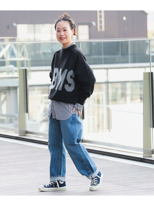 楽天市場】【SALE／30%OFF】ビッグ ロゴ クルー ニット 24AW BEAMS BOY 