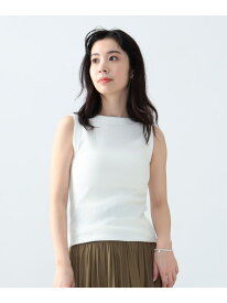 AK+1 / リブタンクトップ Demi-Luxe BEAMS デミルクス ビームス トップス カットソー・Tシャツ ブラック ホワイト【送料無料】[Rakuten Fashion]