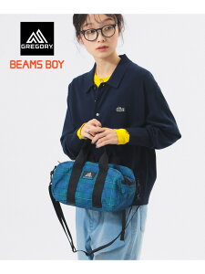 �y�ʒ��zGREGORY / VINTAGE PONY BAG CHECK �V�����_�[�o�b�O �g�[�g�o�b�O ���s �t�F�X �L�����v �ʋΒʊw �A�� �M�t�g �v���[���g 26SS BEAMS BOY �r�[���X �E�C���� �o�b�O �V�����_�[�o�b�O �u���b�N�y