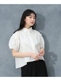 BEAMS HEART / 肩タック ビッグシャツ BEAMS HEART WOMEN ビームス ハート トップス シャツ・ブラウス ホワイト ブラック ベージュ【先行予約】*【送料無料】[Rakuten Fashion]