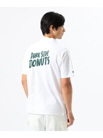 ＜MEN＞【別注】PARK SIDE DONUTS / フラッグロゴ モックネックシャツ【DRY・UV・STRETCH】. BEAMS GOLF ORANGE LABEL ビームス ゴルフ トップス スウェット・トレーナー ネイビー ホワイト【送料無料】[Rakuten Fashion]