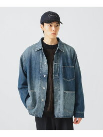 ヴィンテージ デニムカバーオール BEAMS HEART MEN ビームス ハート ジャケット・アウター ブルゾン・ジャンパー ネイビー【先行予約】*【送料無料】[Rakuten Fashion]