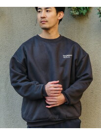 【SALE／30%OFF】フェイクスウェード ボア クルーネック スウェット BEAMS HEART MEN ビームス ハート トップス スウェット・トレーナー ブラウン グレー ホワイト【RBA_E】【送料無料】[Rakuten Fashion]