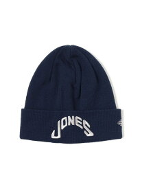 【別注】JONES / ロゴ刺繍 ニットキャップ BEAMS GOLF ビームス ゴルフ 帽子 キャップ ネイビー ベージュ【送料無料】[Rakuten Fashion]