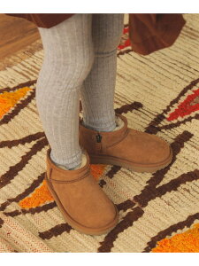 UGG(R) / �L�b�Y CLASSIC ULTRA MINI (13.5~18.5cm) 25AW �M�t�g �v���[���g �u�[�c ���ǂ� �r�[���X �R�h�� �r�[���X �V���[�Y�E�C �X�j�[�J�[ �u���b�N �u���E���y���������z[Rakuten Fashion]