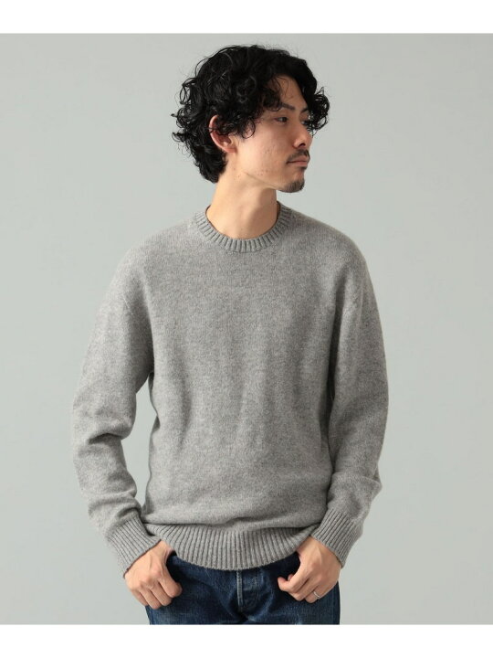 楽天市場】カシミヤ 7ゲージ クルーネックニット Brilla per il gusto 