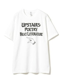 City Lights Bookstore / UP STAR Tシャツ BEAMS BOY ビームス ウイメン トップス カットソー・Tシャツ ホワイト【先行予約】*【送料無料】[Rakuten Fashion]