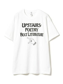 City Lights Bookstore / UP STAR Tシャツ BEAMS BOY ビームス ウイメン トップス カットソー・Tシャツ ホワイト【送料無料】[Rakuten Fashion]