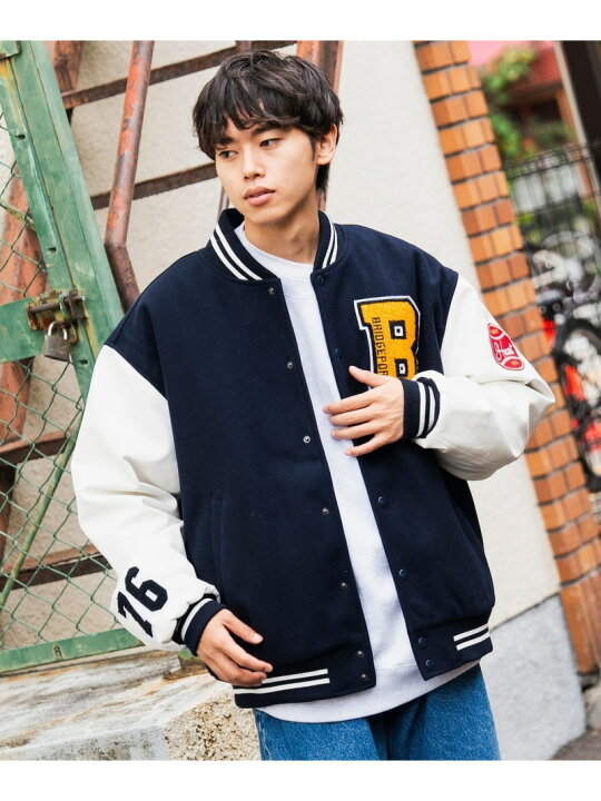 楽天市場】【SALE／30%OFF】ワッペン スタジアム ジャンパー BEAMS 
