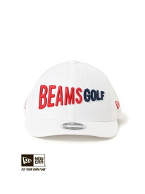 NEW ERA*BEAMS GOLF / 9FIFTY LP フラッグロゴ キャップ BEAMS GOLF ビームス ゴルフ 帽子 キャップ ホワイト ブラック ネイビー【送料無料】[Rakuten Fashion]