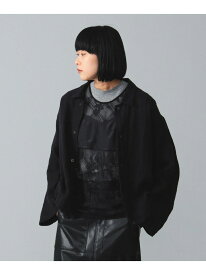 maturely / Linen Coverall 24SS リネン カバーオール 春トップス BEAMS BOY ビームス ウイメン ジャケット・アウター ブルゾン・ジャンパー ブルー ブラック【送料無料】[Rakuten Fashion]