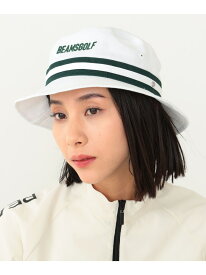 NEW ERA * BEAMS GOLF / 別注 ライン バケットハット BEAMS GOLF ビームス ゴルフ 帽子 キャップ ホワイト ネイビー【送料無料】[Rakuten Fashion]