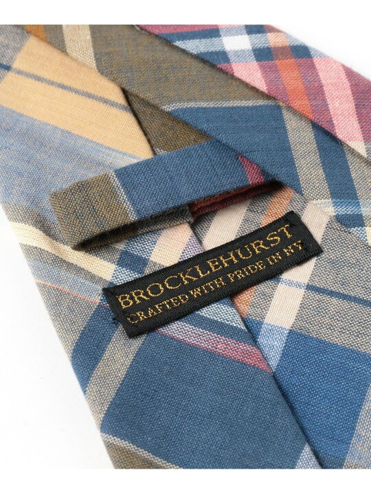楽天市場】BROCKLEHURST / コットン チェック柄 ネクタイ BEAMS F 