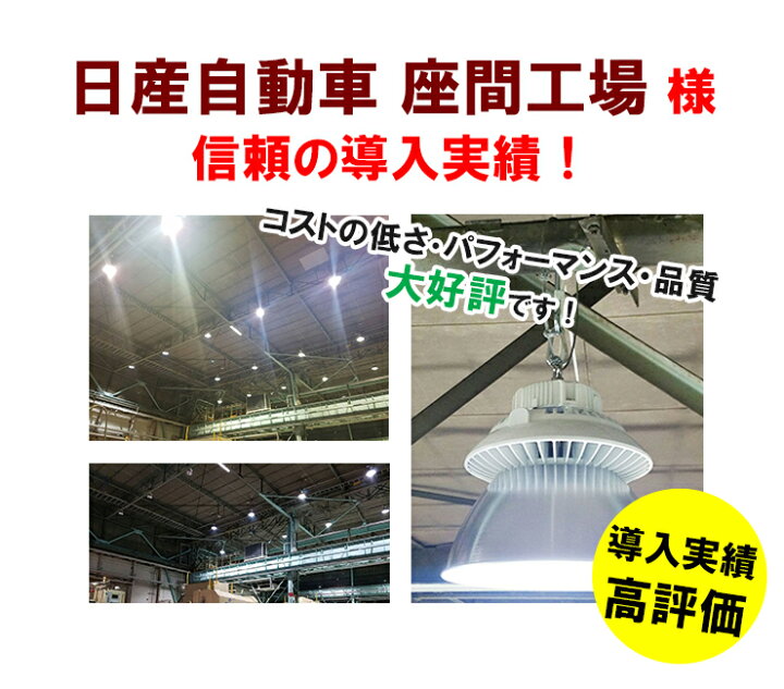 楽天市場】LED水銀灯 400W水銀灯相当 高天井用LED 反射笠 LED照明 屋外 