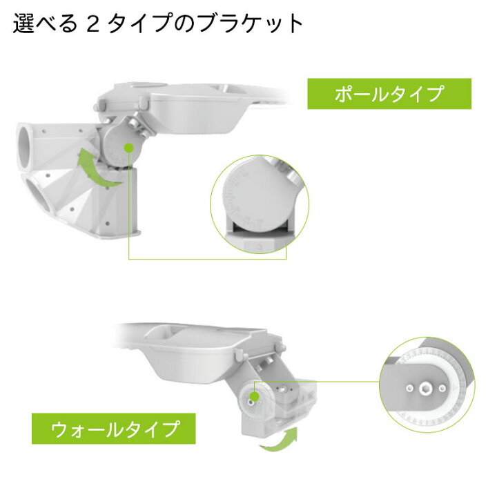 楽天市場】LED防犯灯 LED街路灯 50W 8000lm 昼白色 防水防塵 耐衝撃 
