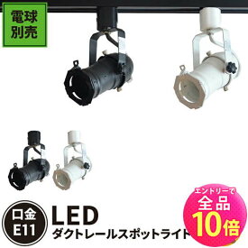 【P10倍以上+最大56%OFF！エントリー必須】ダクトレール スポットライト 照明 ライト レールライト par16 E11 黒 白 DLS509F ビームテック