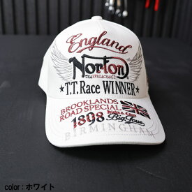 Norton ノートン ツイル キャップ 刺繍 MAX ユニセックス CAP 帽子 231n8700