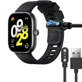 Lamshaw for Redmi watch 4 スマートウォッチ ケーブル, USB 磁気充電ケーブル 磁気吸着 1メートル Redmi watch 4 1.97インチ スマートウォッチに対応