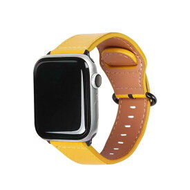 EGARDEN Apple Watch 40mm/38mm用 GENUINE LEATHER STRAP イエロー