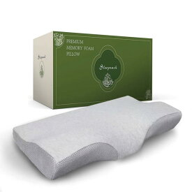 Sleepeach 枕 まくら 低反発 低反発枕 pillow ジャストフィット カバー洗濯可 60*34cm*7-11cm 枕 大きめ