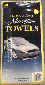 楽天市場 マイクロファイバータオル 36枚 カークランドの通販