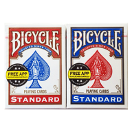 【メール便送料無料】【2色セット】バイシクル バイスクル BICYCLE マジックトランプ （2色セット青＆赤…