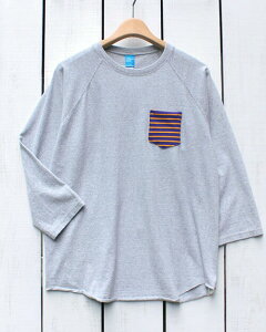 BONY CHOPS Custom Made Johnson Pocket Baseball Tee L size / Metal Washed Purple Border �{�j�[�`���b�v�X �O�b�h�I�� �|�P�b�g �x�[�X�{�[�� T�V���c 7���� / ���^�� �O���[ ���i�� �p�[�v�� �{�[�_�[ �|�P good on b