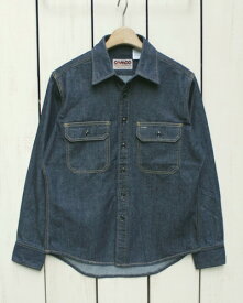 CAMCO Long Sleeve Denim Work Shirts 6.5oz Denim / one wash Made in Japan カムコ デニム ワーク シャツ / 長袖 インディゴ / ワンウォッシュ 日本製 camco standard カムコ 限定生産