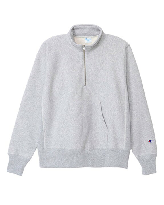 楽天市場】Champion REVERSE WEAVE 11.5oz Half Zip Sweat solid  