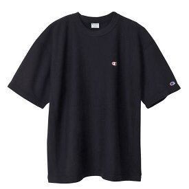 Champion REVERSE WEAVE Half Sleeve Crew Neck Sweat 10oz / relax fit / Off Black 055 チャンピオン リバースウィーブ 5分袖 クルーネック スウェット 裏毛 ワンポイント リラックスフィット オフ ブラック / 製品染め champion