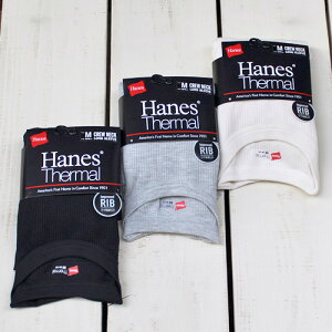 Hanes Thermal Crew Neck T Shirts long sleeve tee 3-colors wCY T[} N[lbN TVc   Ci[ bt h C[h AJW 3FWJ / hanes