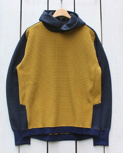 narifuri Multi Waffle Pullover Parka hood bike solotex stretch Mix4 Mustard Navy �i���t�� �}���` ���b�t�� �v���I�[�o�[ �p�[�J�[ ���� �t�[�h / �}�X�^�[�h �l�C�r�[ �X�g���b�` ���� �`�Ԉ��� �o�C�N �V���v�� 